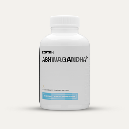 Conteh Sports Ashwagandha Supplement - 120 Capsules for Stress Relief, Energy Boost & Immune Support | Natural Adaptogen for Workout Recovery, Focus & Sleep Aid