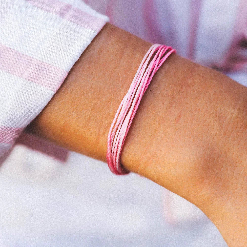 Charity Original Beaded Friendship Bracelet Set of 4 - Handmade Adjustable Wristbands for Women, Teens, Gifts for Best Friends, Sister Matching Jewelry (Perfect for Birthdays, Anniversaries & Everyday Wear)