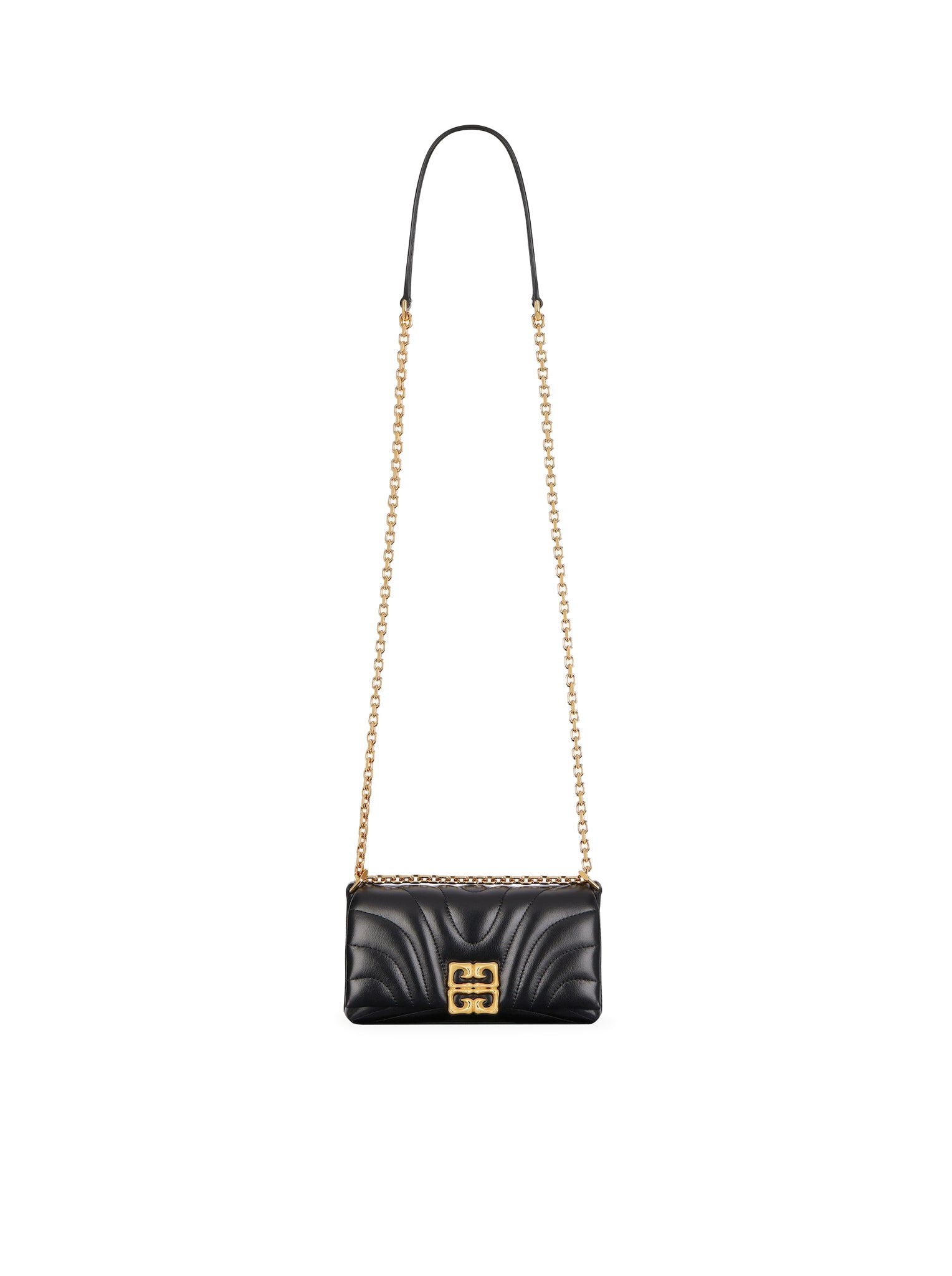 4G Liquid Chain Wallet in Quilted Leather - Stylish RFID-Blocking Crossbody Bag for Women, Perfect for Travel, Shopping & Daily Use