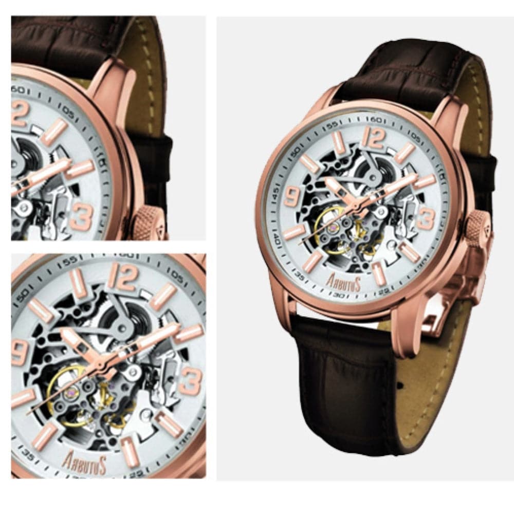 ARBUTUS ALLY AR904RWF Men's Analog Quartz Wristwatch - Stylish & Durable for Business, Casual & Outdoor Activities