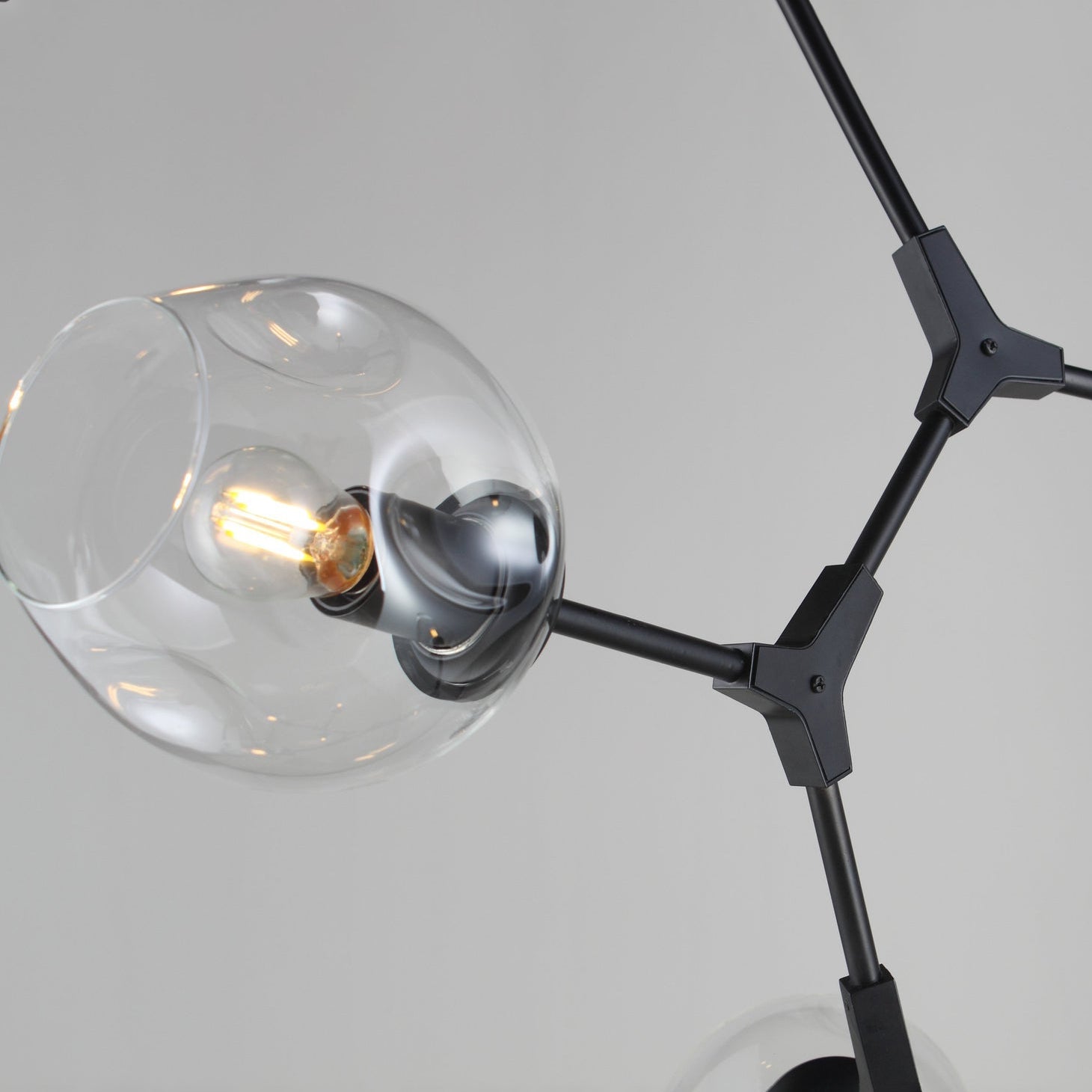 Modern Bifurcation Bubble Chandeliers - Elegant Crystal Glass Ceiling Light Fixture for Dining Room, Living Room & Bedroom Decor