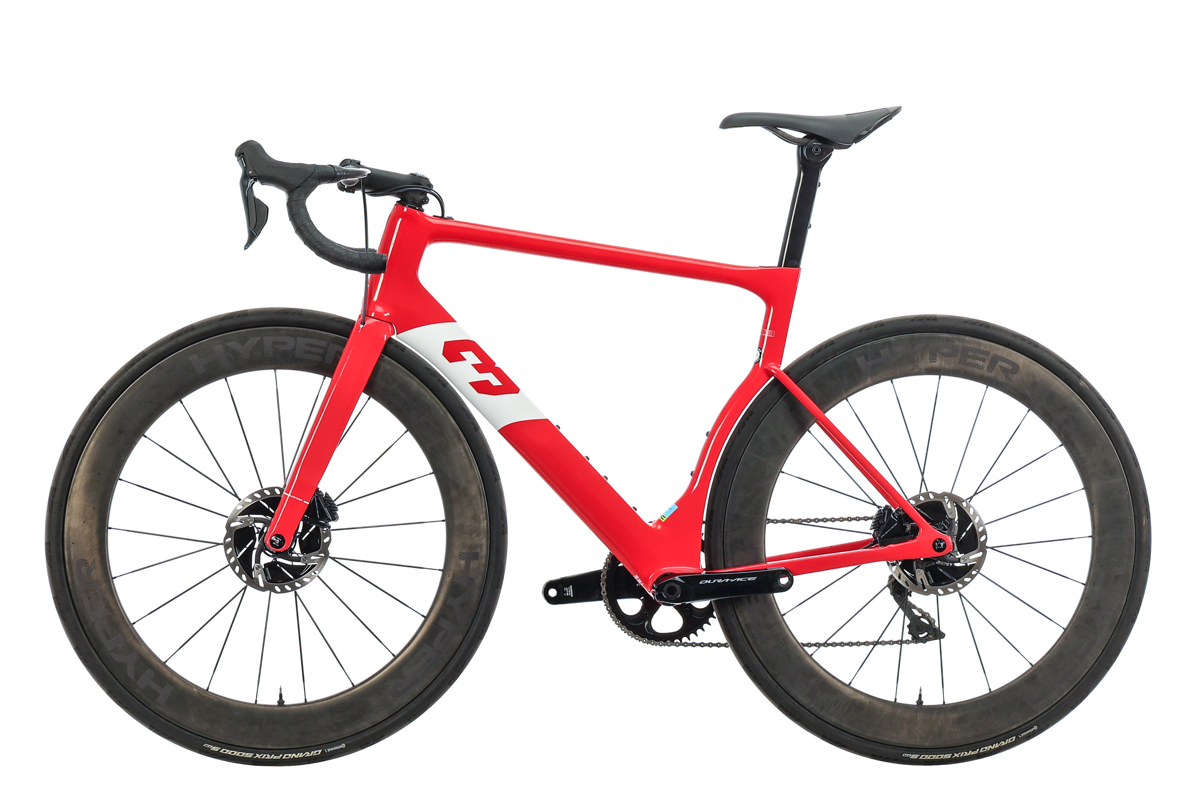 3T Strada Team Road Bike 2020 - Large Size | Lightweight Carbon Frame, High-Performance Racing Bike for Men & Women | Perfect for Road Racing, Endurance Training & Long-Distance Cycling