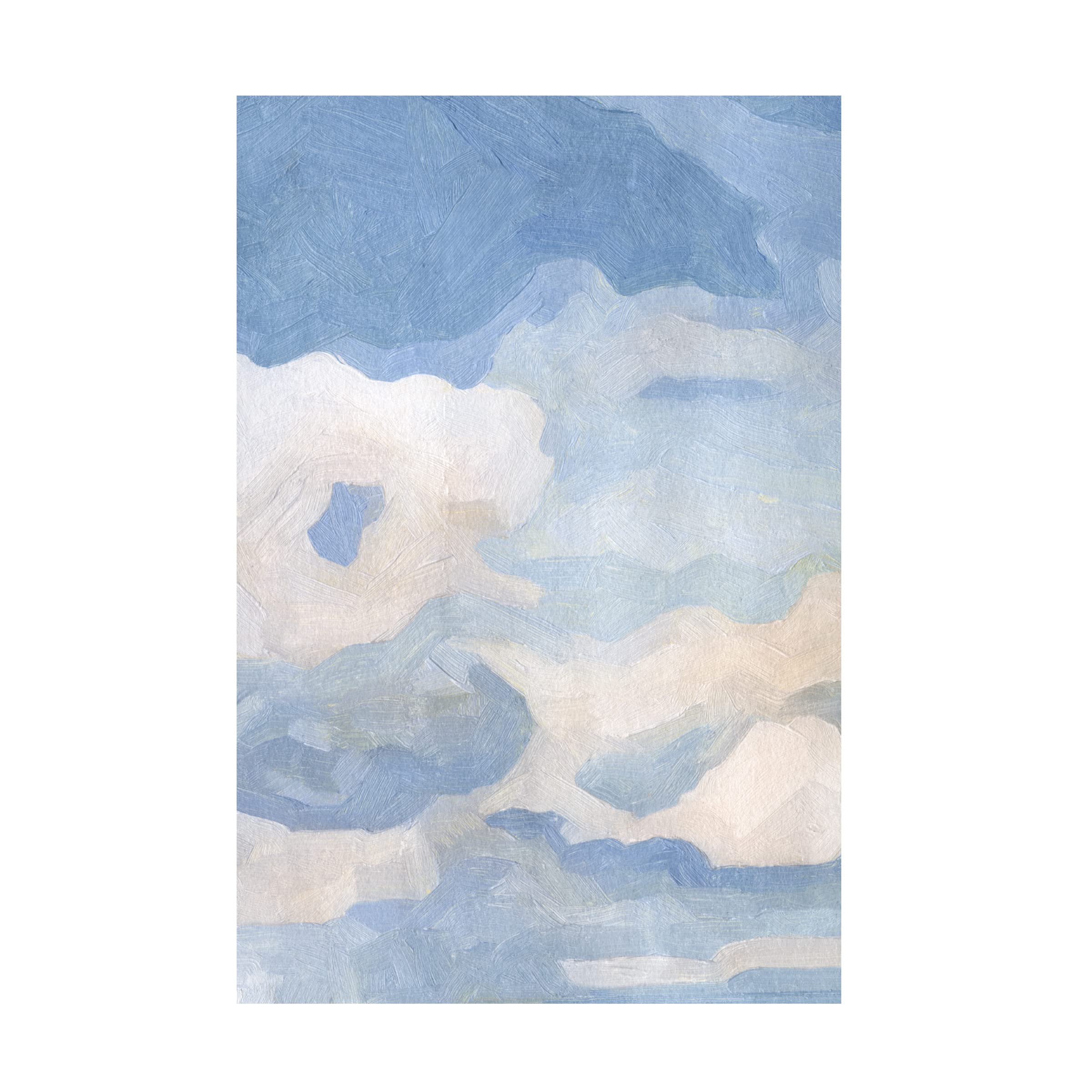 Emma Caroline 'The Clouds III' Canvas Wall Art Print - 12x19 Inches, Modern Home Decor for Living Room, Bedroom & Office