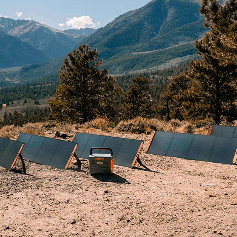 Jackery SolarSaga 200W Portable Solar Panel for Camping, RV & Off-Grid Power - High Efficiency Foldable Solar Charger with USB Outputs
