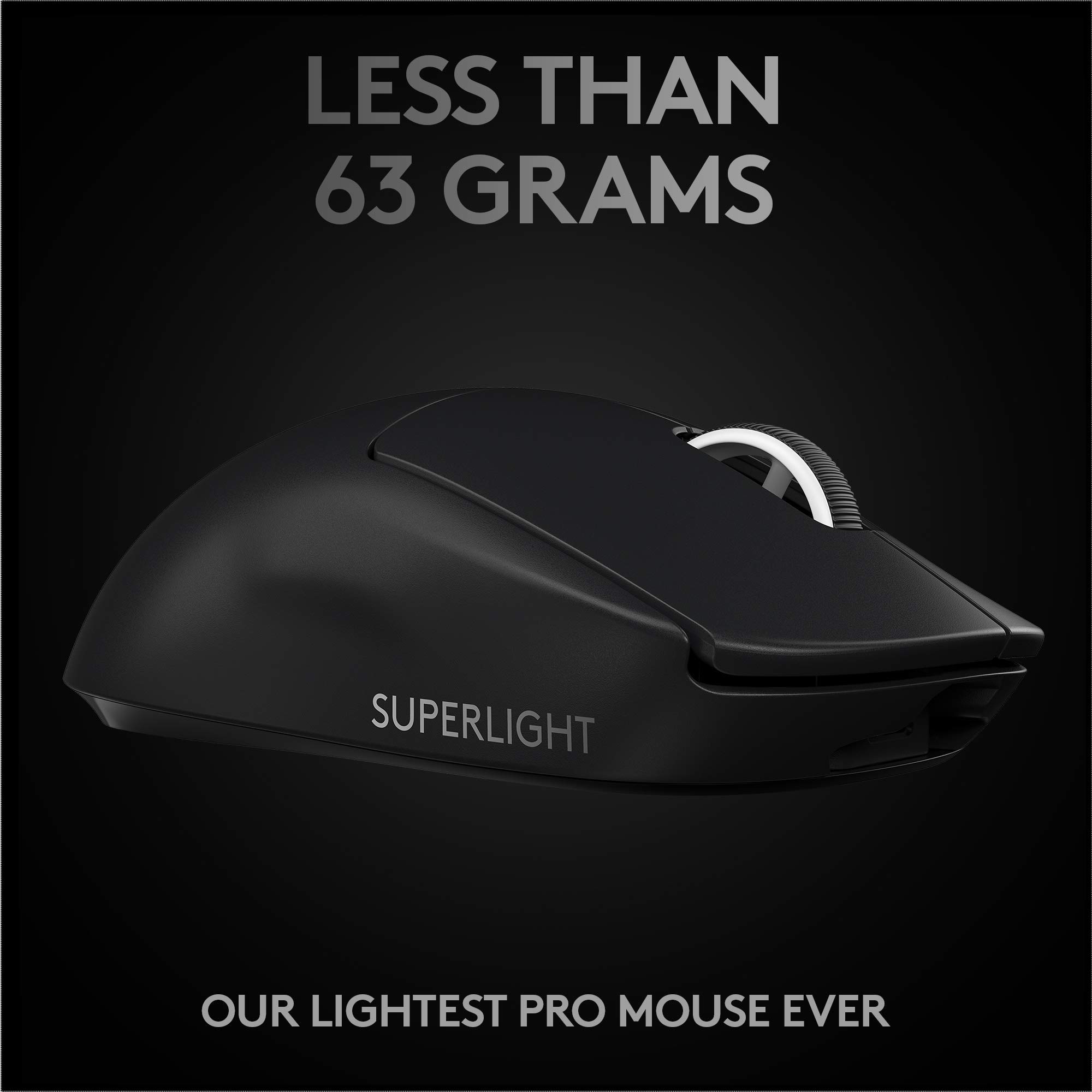 Logitech G PRO X Wireless LIGHTSPEED Gaming Headset & G PRO X SUPERLIGHT Wireless Gaming Mouse with HERO 25K Sensor - Black - Perfect for Competitive Esports, Streaming & PC Gaming