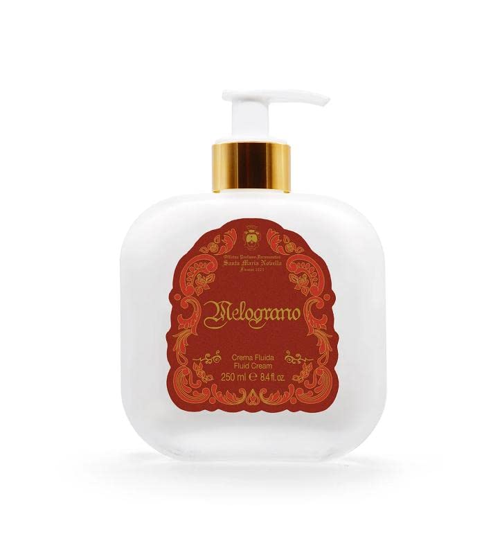 Santa Maria Novella Melograno Pomegranate Body Cream - Hydrating & Nourishing for Dry Skin - Perfect for Daily Moisturizing & Spa-Like Luxury at Home