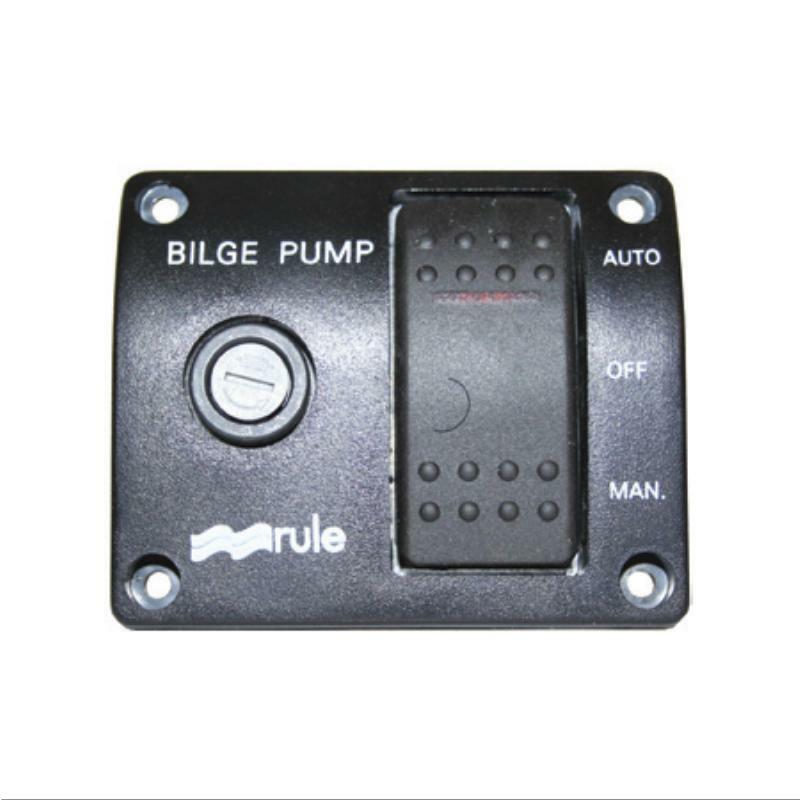 Bilge Pump Control Panel - Waterproof Marine Boat Bilge Pump Switch with Automatic and Manual Modes for Boats, Yachts, and Ships | Ideal for Marine Safety and Emergency Water Drainage
