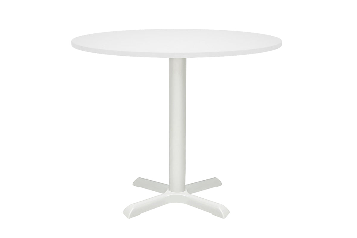 Universal Round Meeting Table 700mm - Modern Office Conference Table for Small Spaces, Team Collaboration & Home Office Use