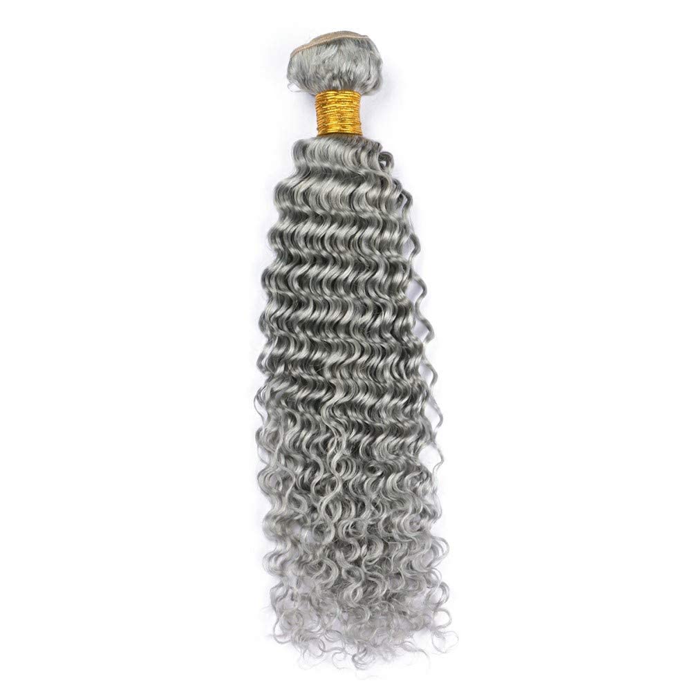 Virgin Brazilian Human Hair Extensions - 3Pcs Double Wefted Mixed Length Deep Wave Bundles (28