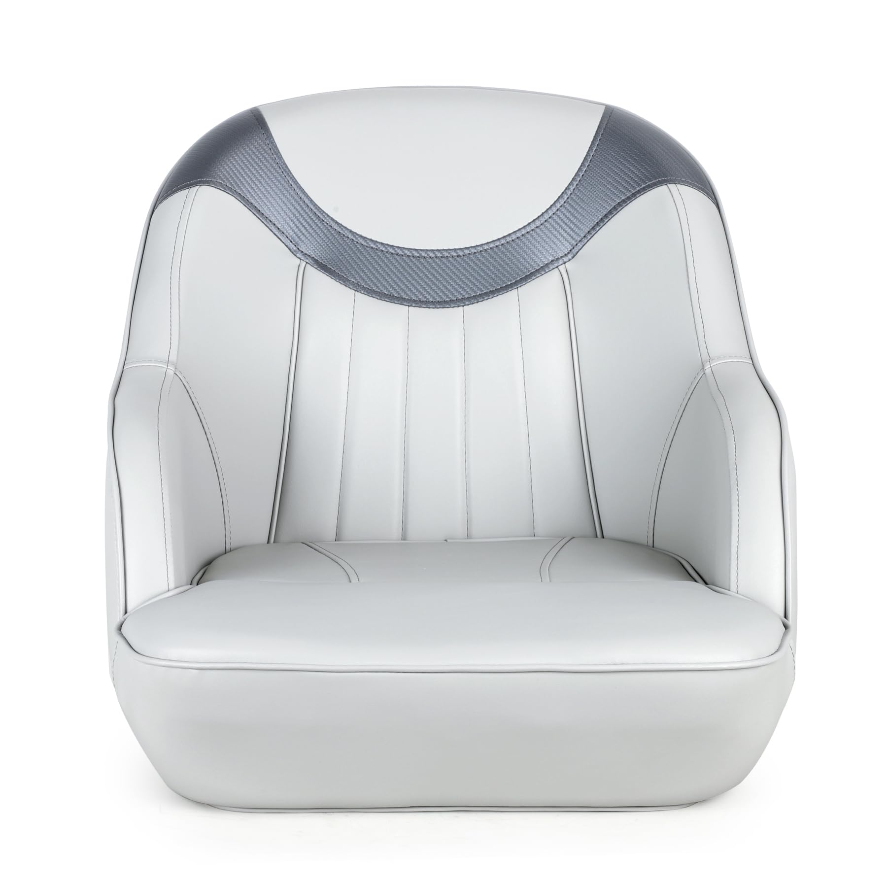 Premium NORTHCAPTAIN Pontoon Boat Captain Bucket Seat with Waterproof Cover - Comfortable Marine Seating for Fishing, Cruising & Leisure Boating Activities