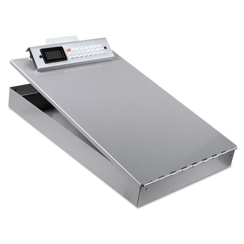Redi Rite Aluminum Storage Clipboard for 8.5 x 12 Forms - Silver | Durable & Lightweight Writing Surface for Office, School, Field Work & Construction Sites