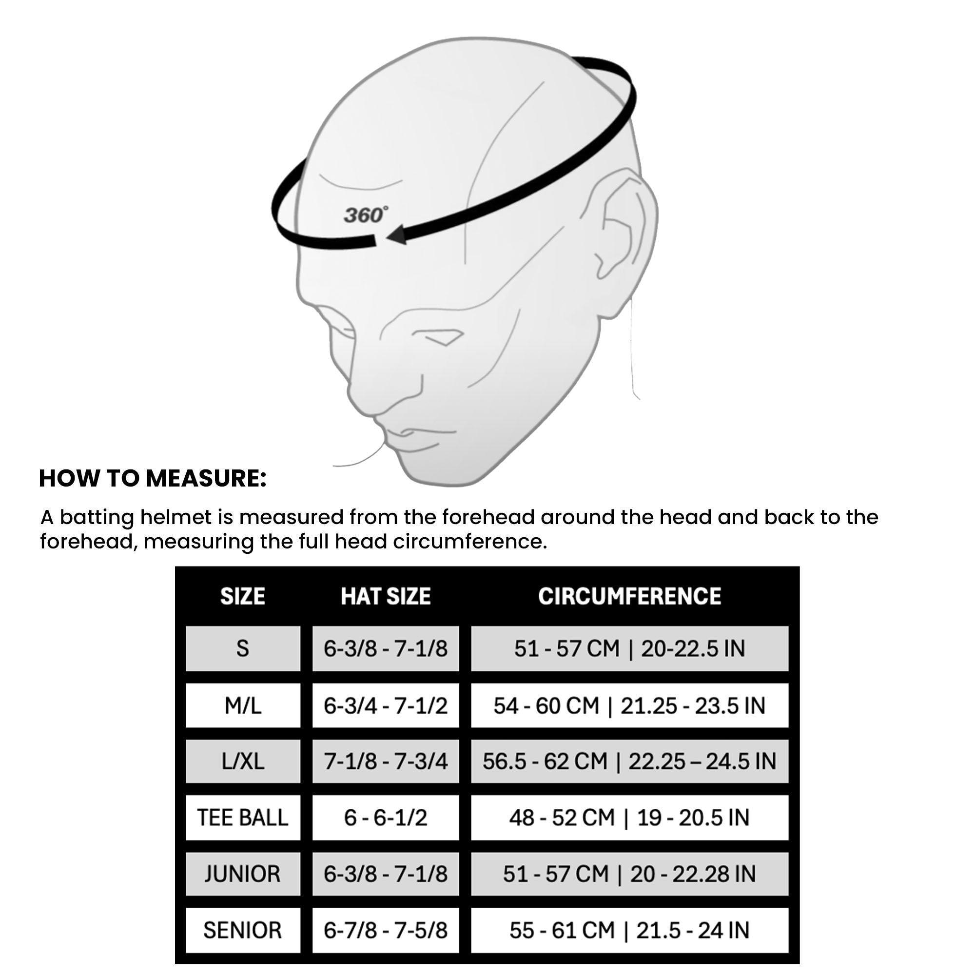 Easton Cyclone Batting Helmet - Youth & Adult Baseball Softball Helmet with Adjustable Fit & Comfort Padding - Perfect for Games, Practice & Training Sessions