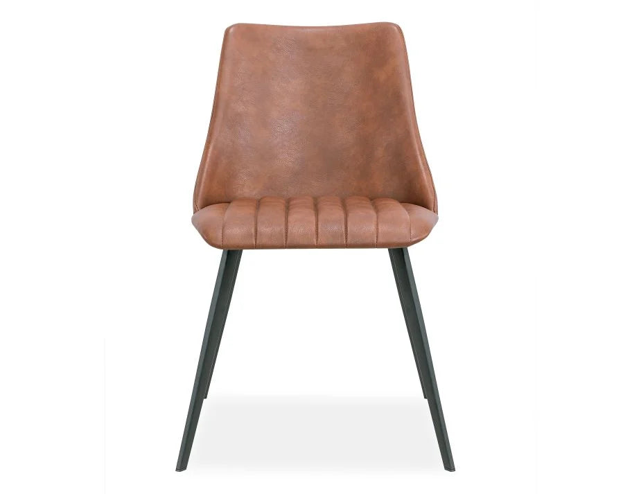 Stylish Andorra Dining Chair - Modern Wooden Kitchen Chair with Upholstered Seat - Perfect for Dining Room, Kitchen, Breakfast Nook & Home Decor