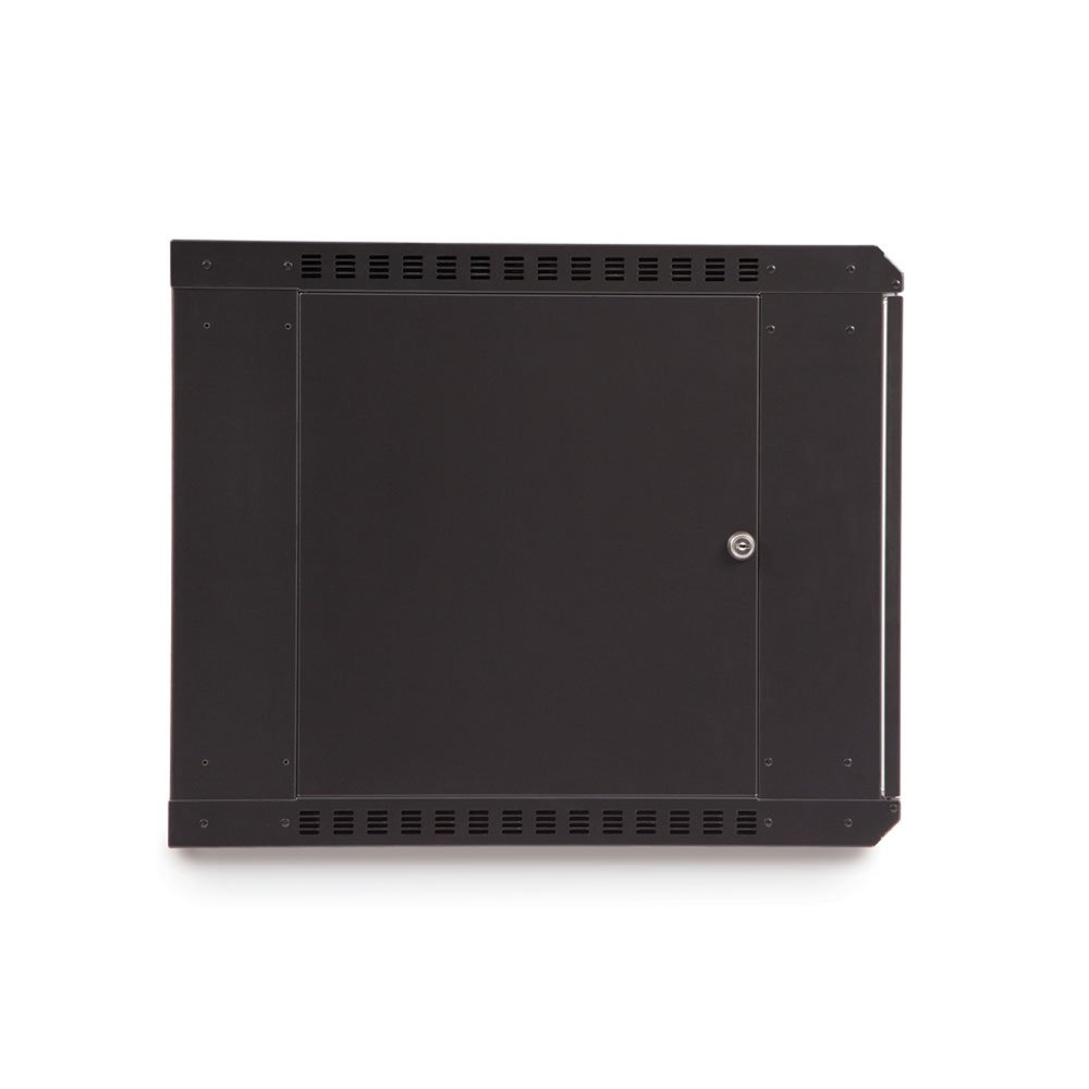 9U Wall Mount Cabinet with Solid Door - Secure Network Storage