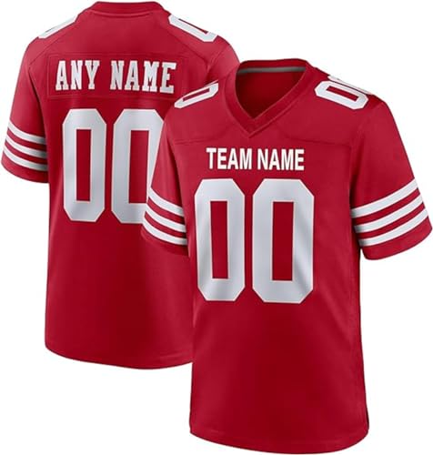 Custom Football Jerseys for Men, Youth & Toddlers - Personalized Stitched Name & Number - Great Gift for NFL Fans - Game Day, Team Support & Fan Apparel