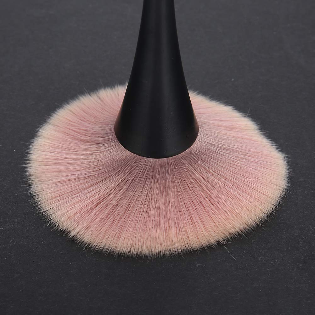 Professional Large Powder Mineral Brush - Nail Art Dust Brush & Makeup Blush Brush Set for Manicure, DIY Nails & Cosmetics Application - Perfect for Salon, Home Use & Professional Makeup Artists