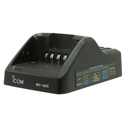 Icom BC225 Battery Charger - Fast & Reliable Charging for Icom Radios - Perfect for Emergency, Outdoor & Marine Use