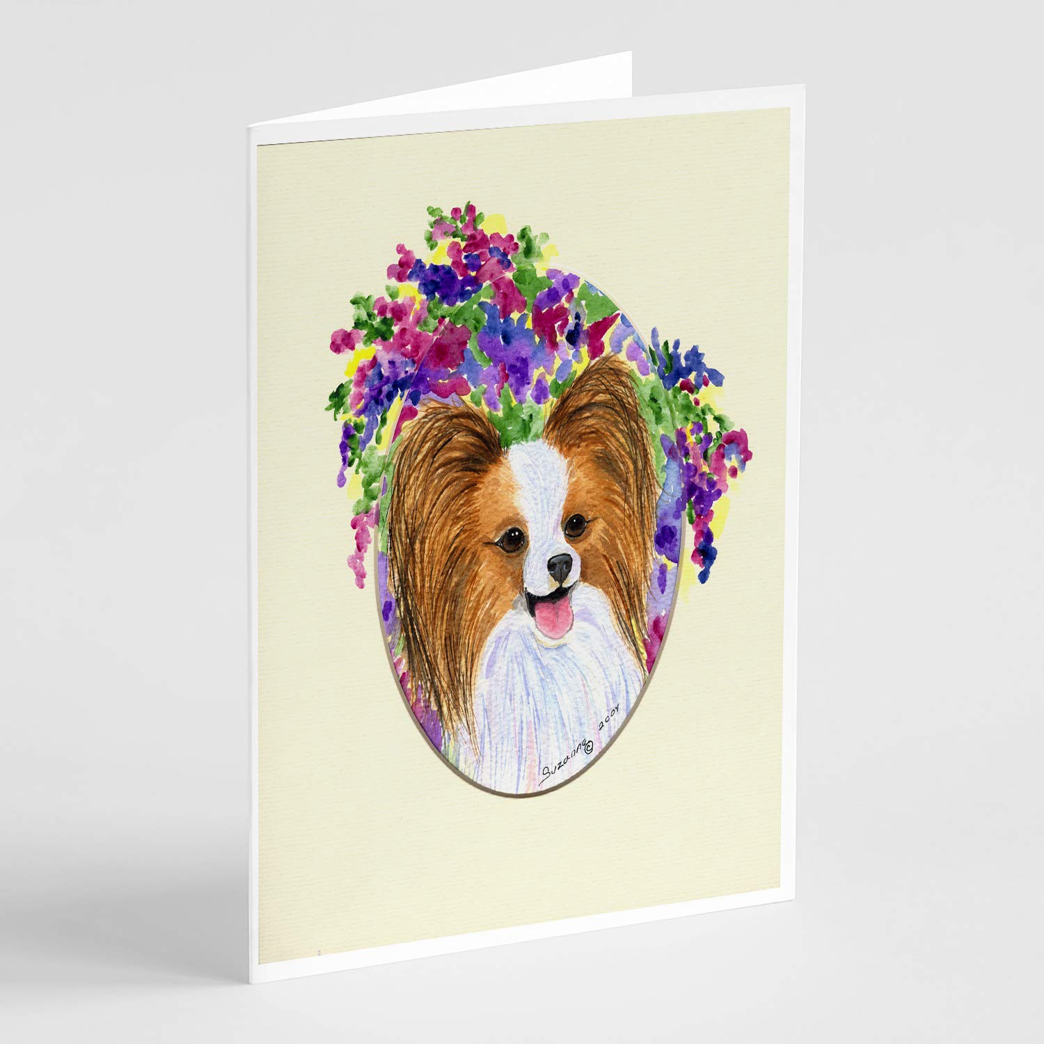 Blank Whimsical Papillon Greeting Cards & Envelopes Set - Pack of 8 A7 Size 5x7 Note Cards for Birthdays, Thank You Notes & Special Occasions | Perfect for Handwritten Letters & Gift Cards