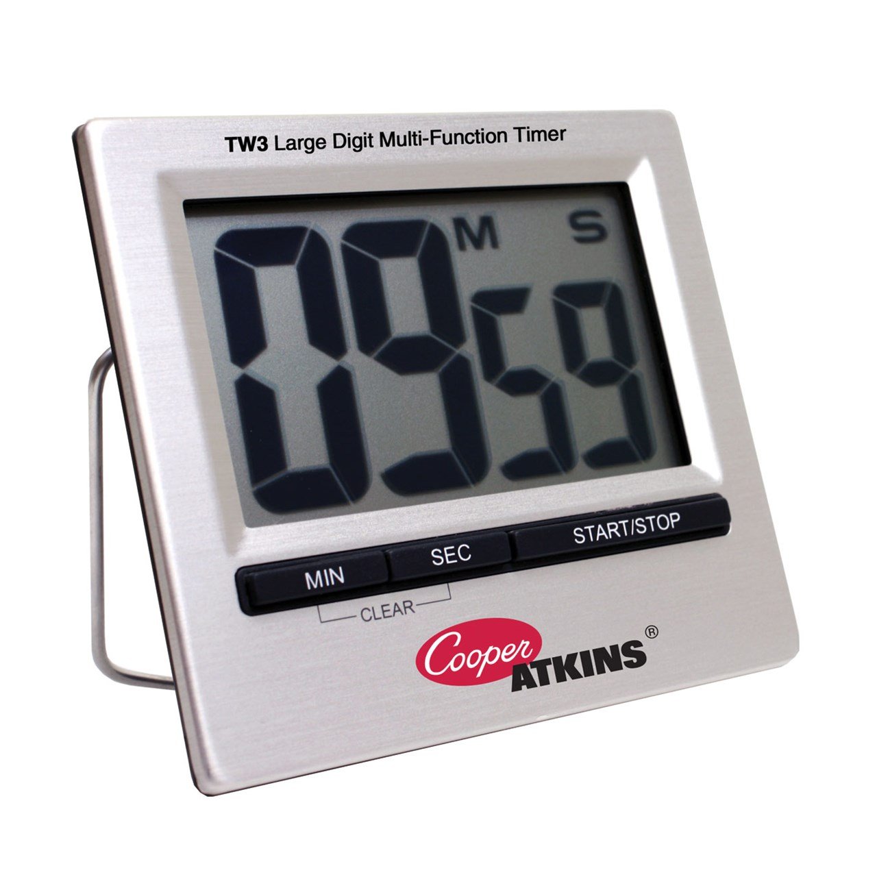 Large Digit Loud Ring Water-Resistant Timer - Perfect for Kitchen Cooking, Classroom Activities, and Sports Training