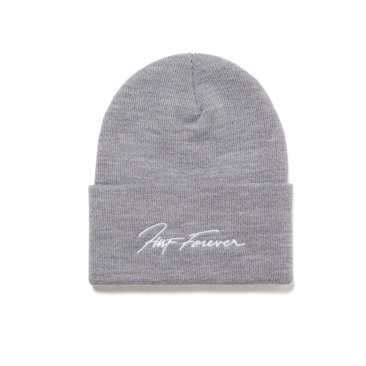 HUF Forever Beanie Grey - Warm Winter Knit Hat for Men & Women - Perfect for Skiing, Snowboarding & Outdoor Activities