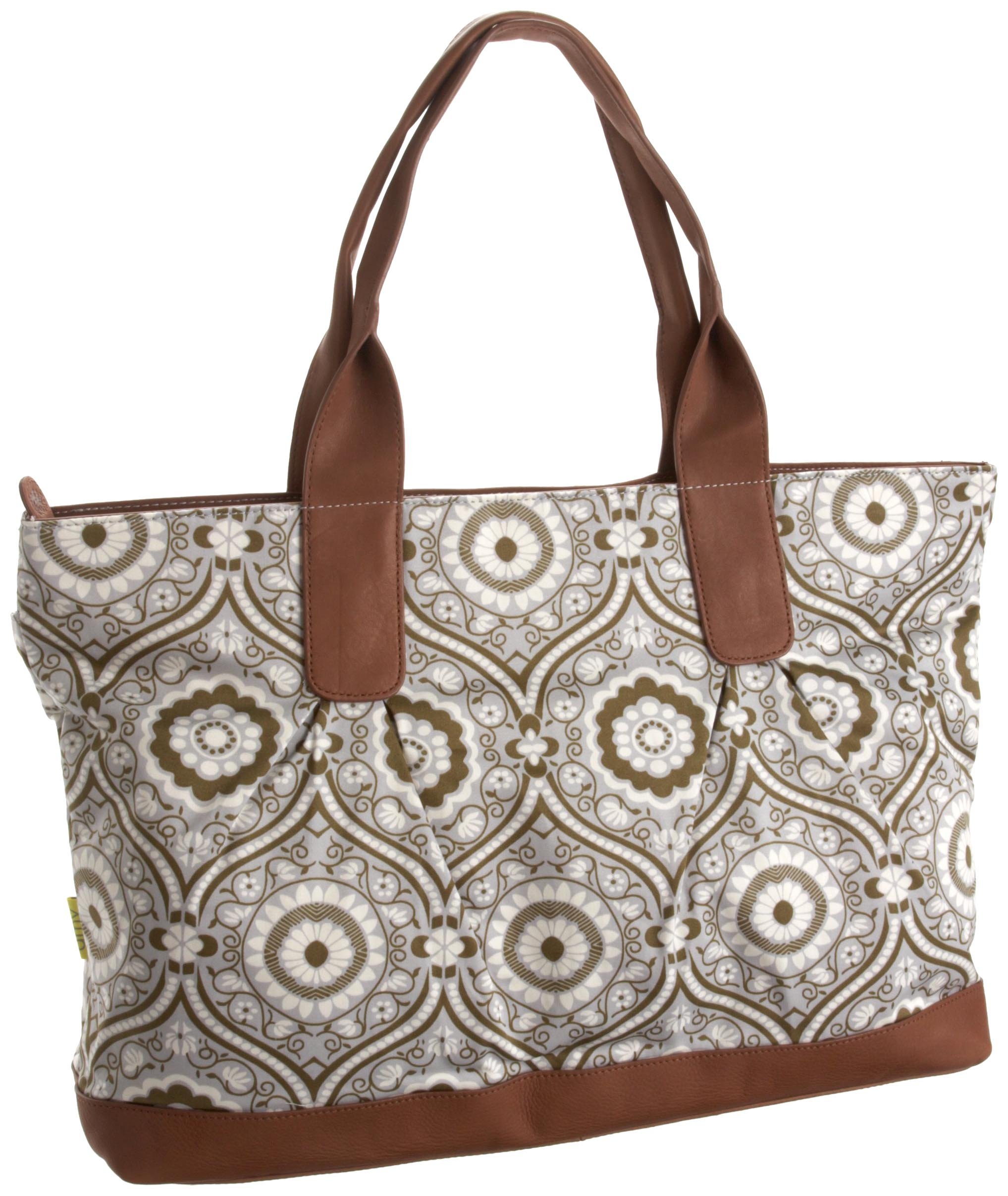 Amy Butler Abina Oversized Tote Bag - Large Canvas Tote for Women, Stylish Carryall Purse for Work, Travel, Beach & Shopping - Durable & Fashionable Handbag