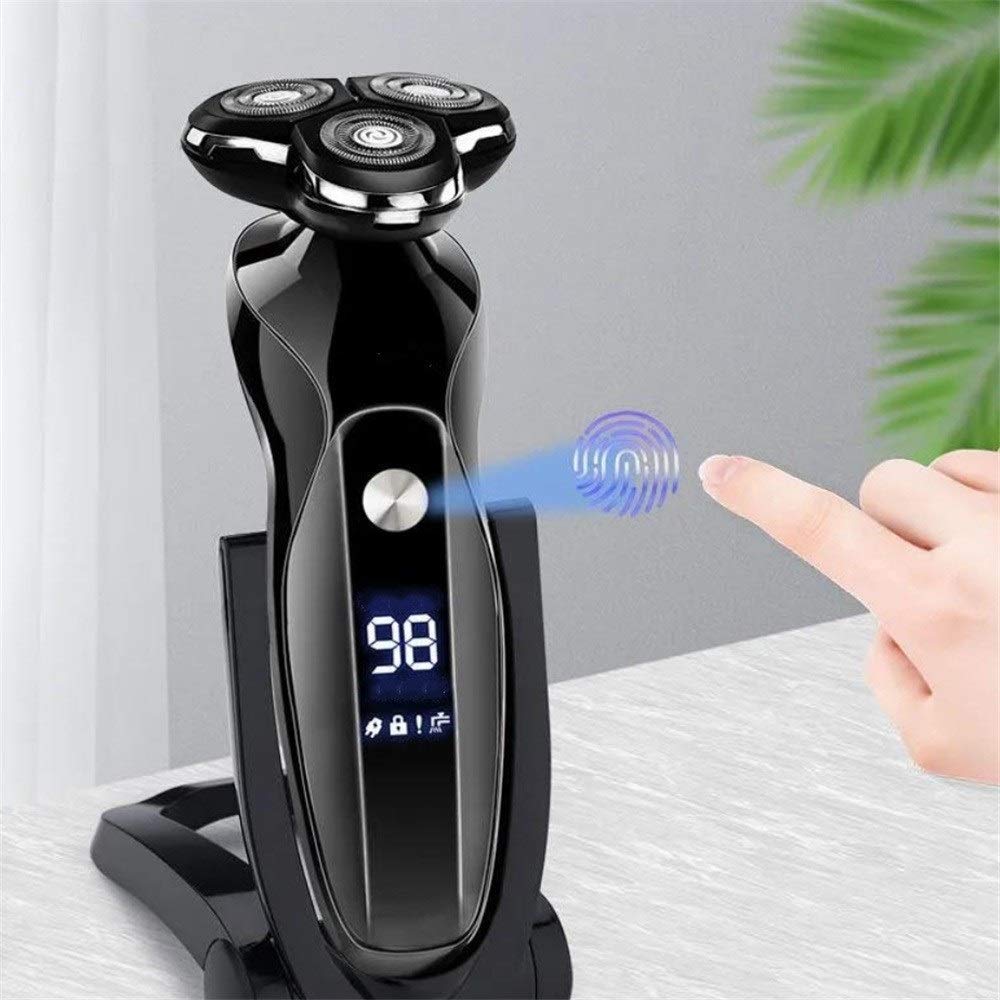 Electric Shaver for Men - USB Rechargeable Beard Trimmer with Fast Charging Lithium Battery - Perfect for Travel, Gym & Daily Grooming