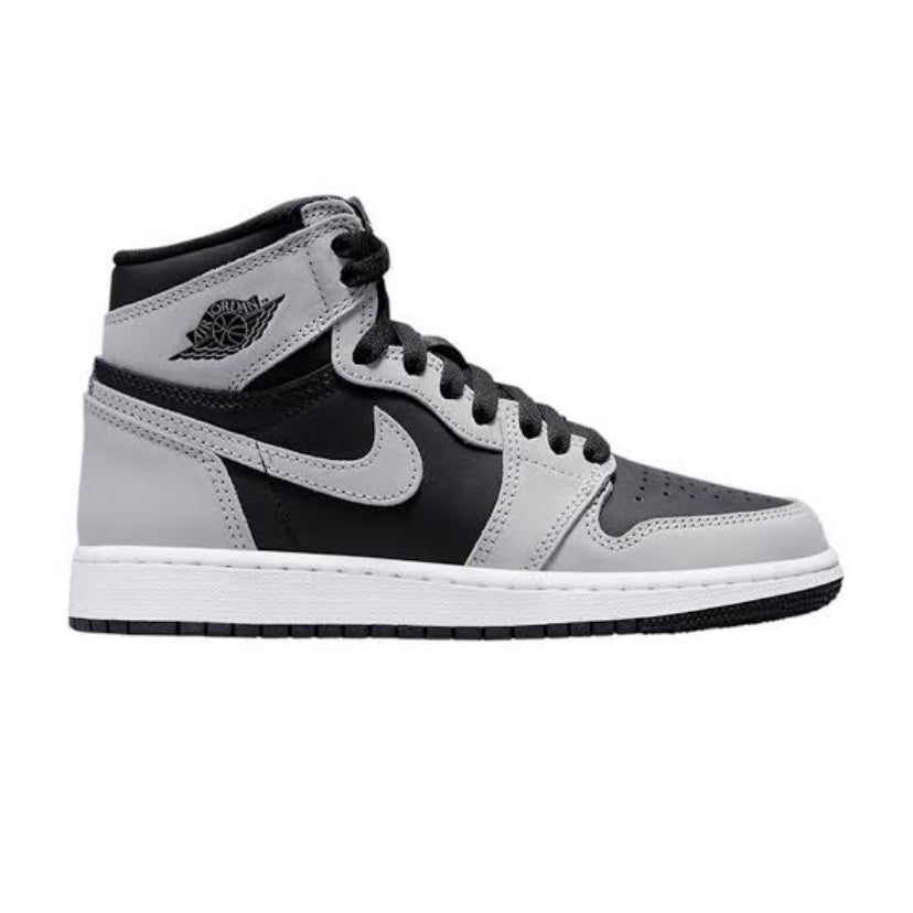 Air Jordan 1 High Retro Shadow 2.0 Sneakers - Black/Light Smoke Grey/White Basketball Shoes for Men - Perfect for Streetwear, Casual Wear & Sneaker Collectors