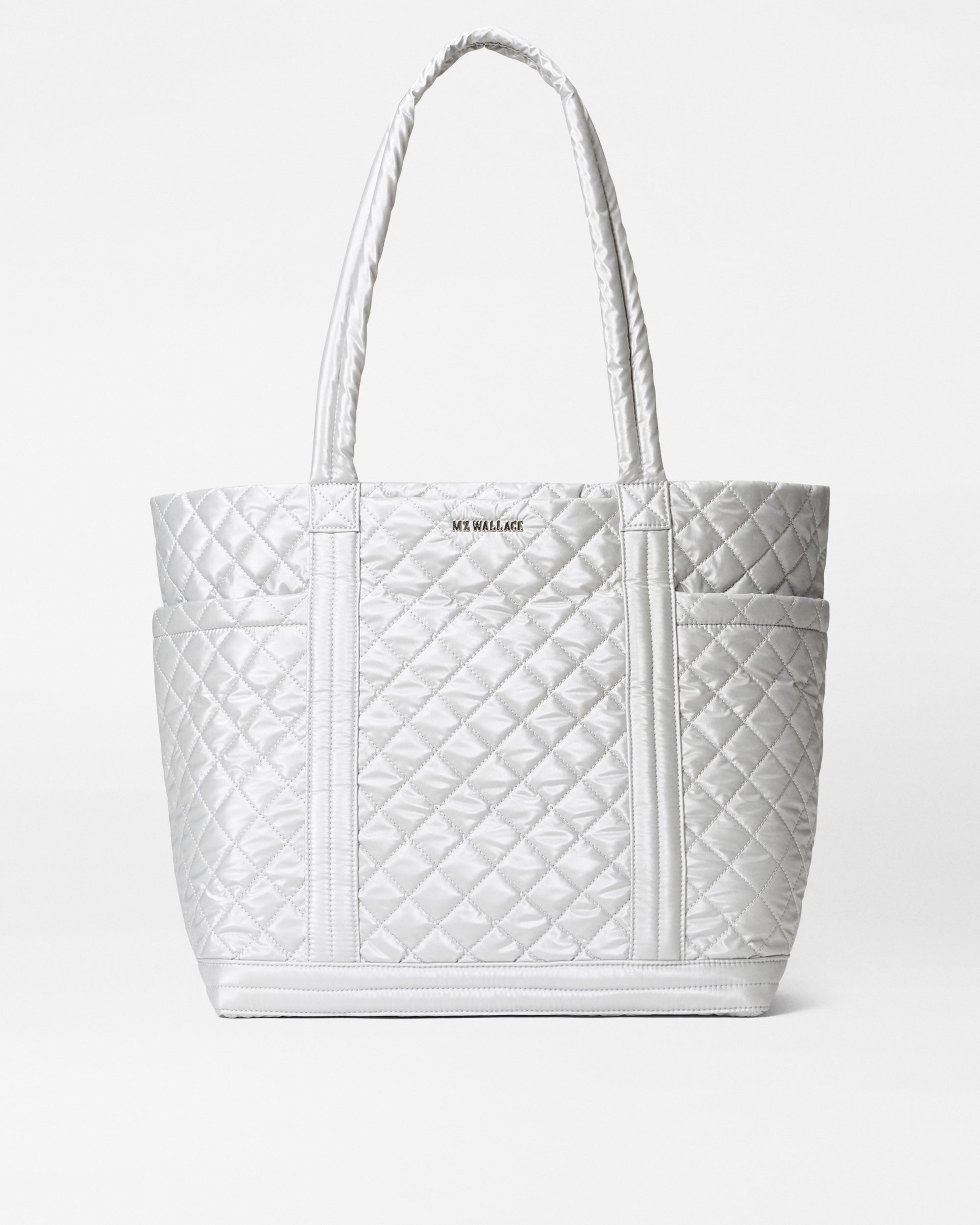 MZ Wallace Large Empire Tote Bag - Premium Nylon Handbag for Women, Spacious Work Tote with Zip Top, Lightweight & Durable - Perfect for Office, Travel & Everyday Use
