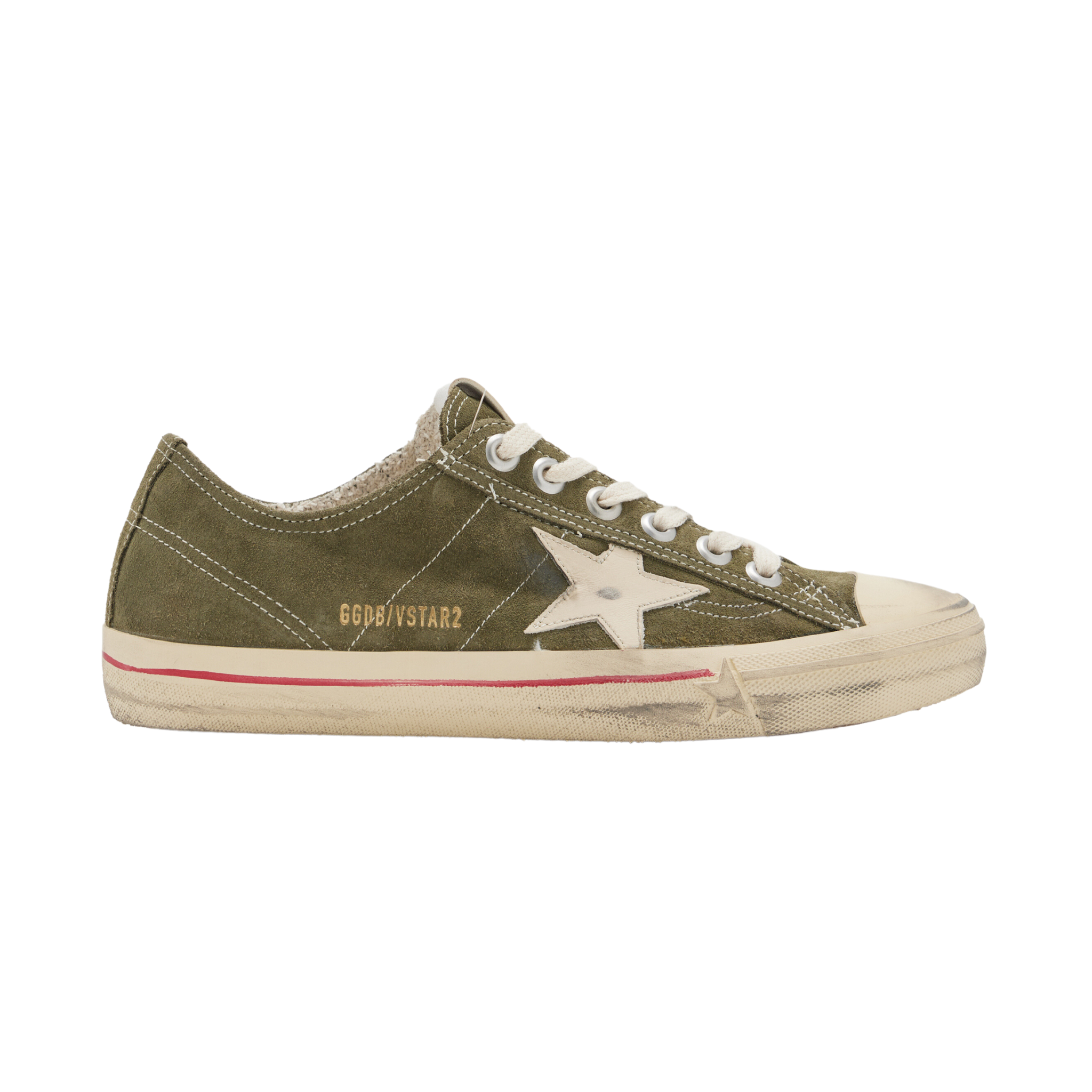 V Star Men's Army Green Suede Casual Shoes - Comfortable Sneakers for Walking, Running & Daily Wear