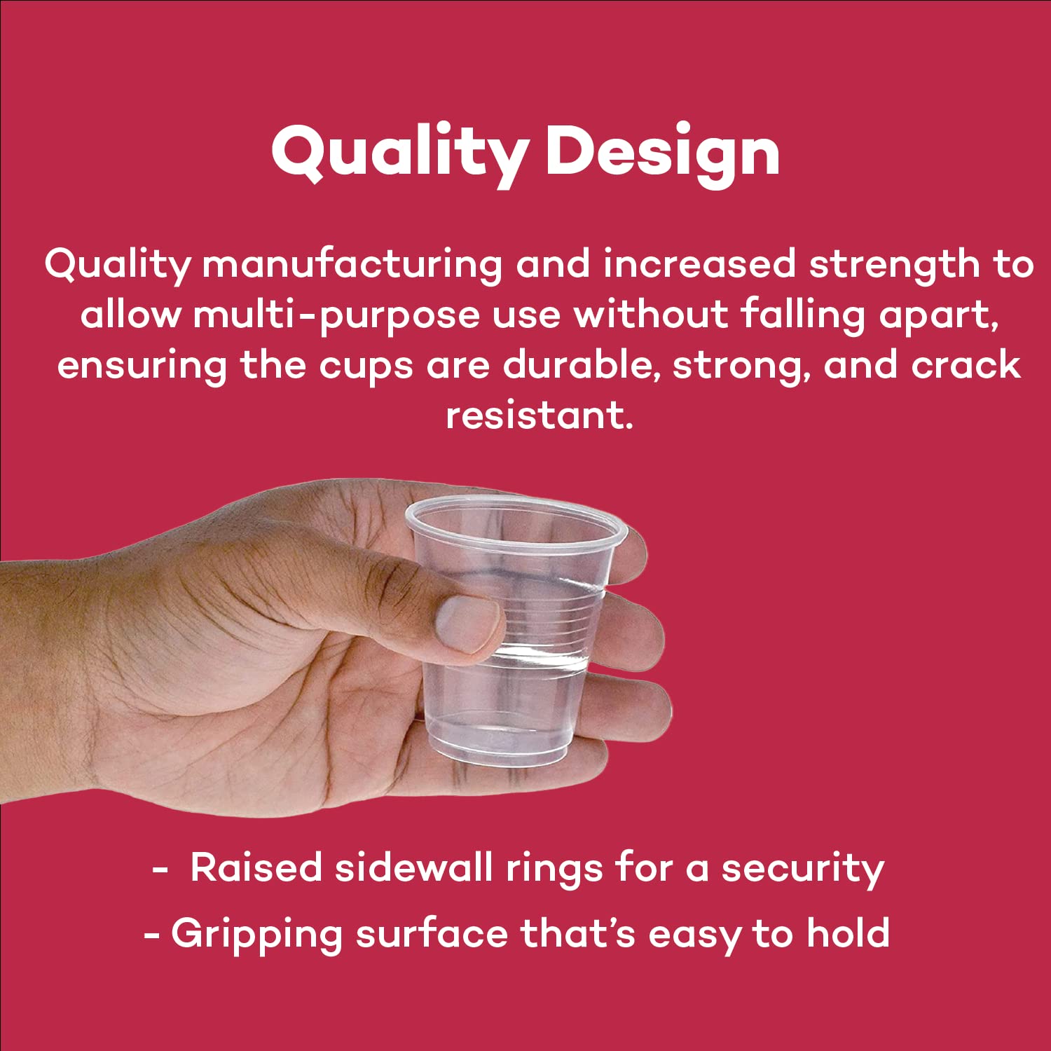 Dealmed 3 oz. Disposable Plastic Cups - 100% Recyclable Small Cups for Medical, School & Home Use (200 Pack) | Perfect for Doctor Offices, Hospitals, Parties & Daily Hydration