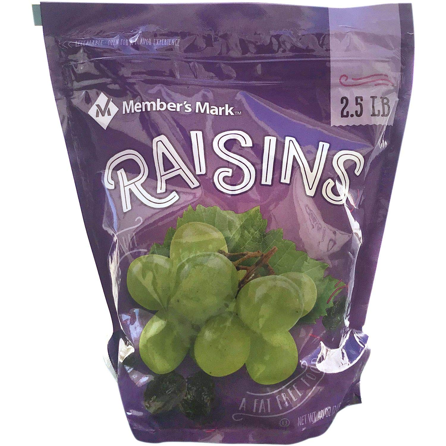 Sun-Maid California Sun-Dried Raisins - 3.75 Lbs (2 Pack of 1.875 Lb Bags) | Natural Sweet Snack for Baking, Cooking & Healthy On-the-Go Snacking