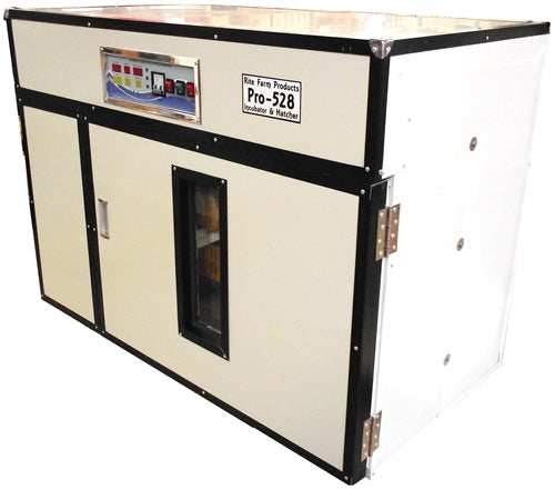 Rite Farm Pro 528 Professional Cabinet Egg Incubator & Hatcher - High Capacity Poultry Hatchery Equipment for Chicken, Duck, Quail Eggs - Perfect for Home Farms, Backyard Poultry Breeding & Commercial Hatcheries