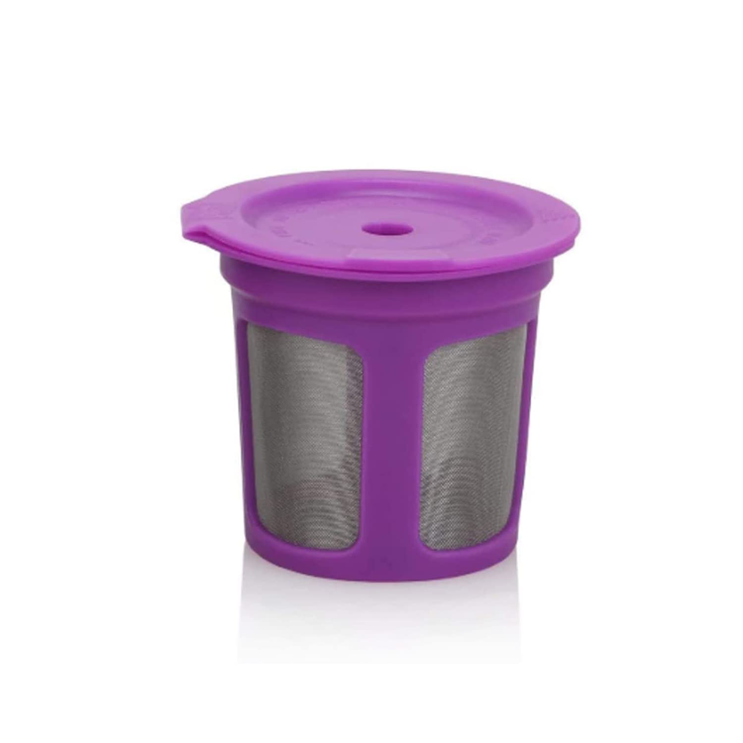 Eco-Friendly Reusable K Cups for Keurig 1.0 & 2.0 - Stainless Steel Mesh Filter Coffee Pods (Purple) | Sustainable Alternative to Single-Use Pods for Home & Office Brewing
