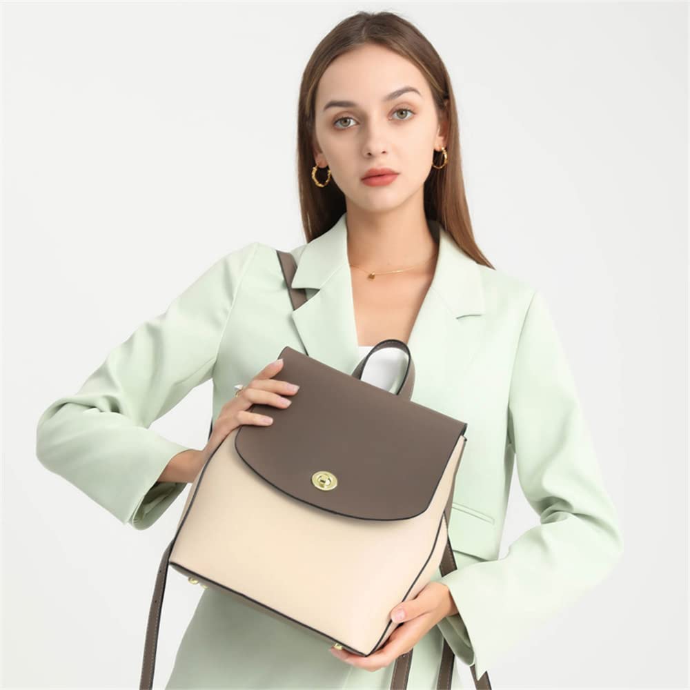 JIUFENG Mini Backpack for Women - Small Genuine Leather Purse Backpack, Cute Daypack & Satchel Bag for Girls & Ladies | Perfect for Travel, Work, School & Daily Use
