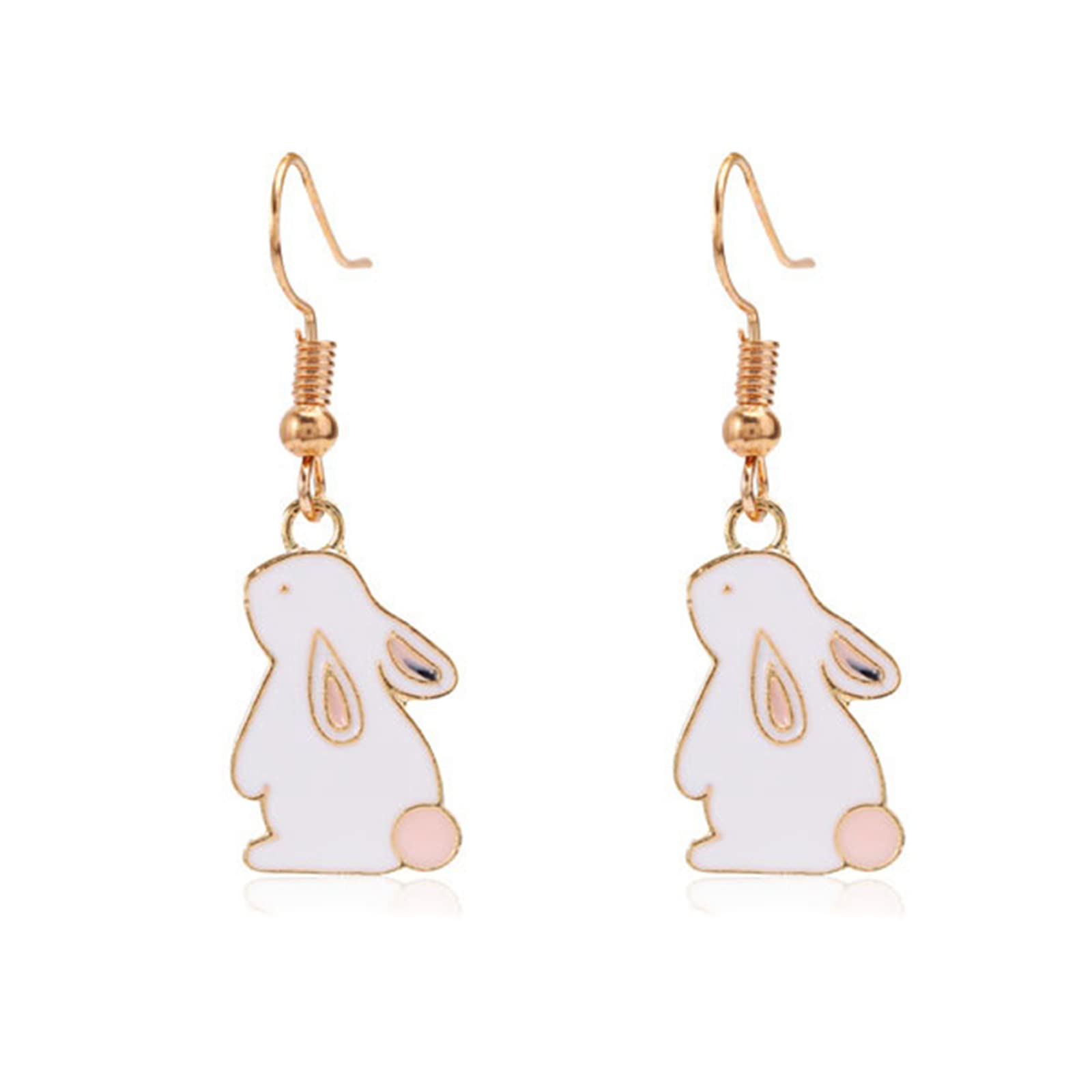 Easter Bunny Rabbit Egg Earrings for Women - Cute Animal Jewelry for Easter Gifts & Spring Party Accessories | Perfect for Easter Celebrations, Spring Outfits & Holiday Gifting