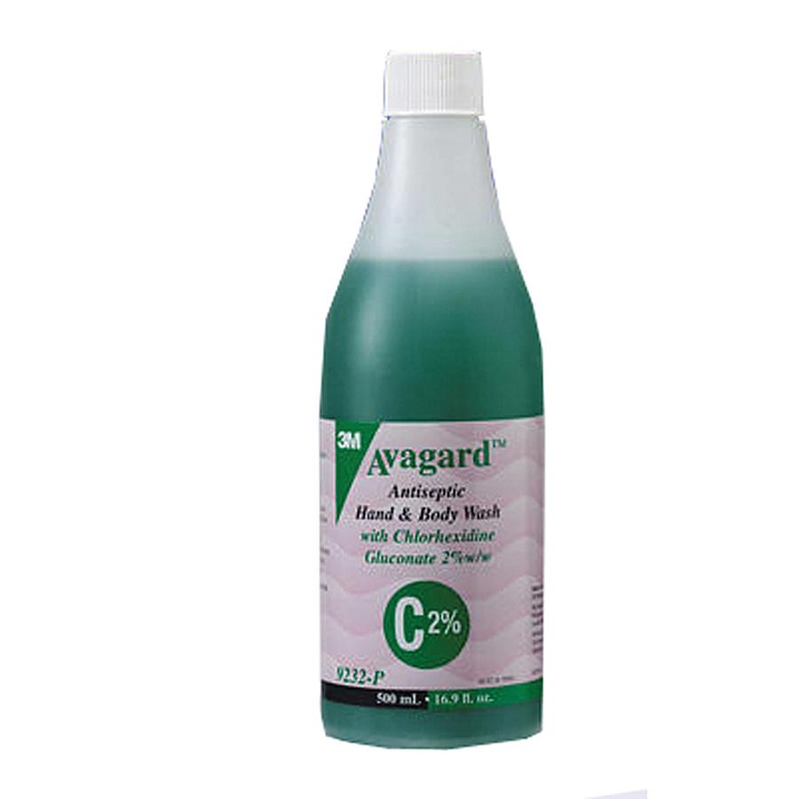 Avagard Antiseptic Hand & Body Wash 500ml - Green | Antibacterial & Moisturizing Cleanser for Healthcare, Gym & Daily Use