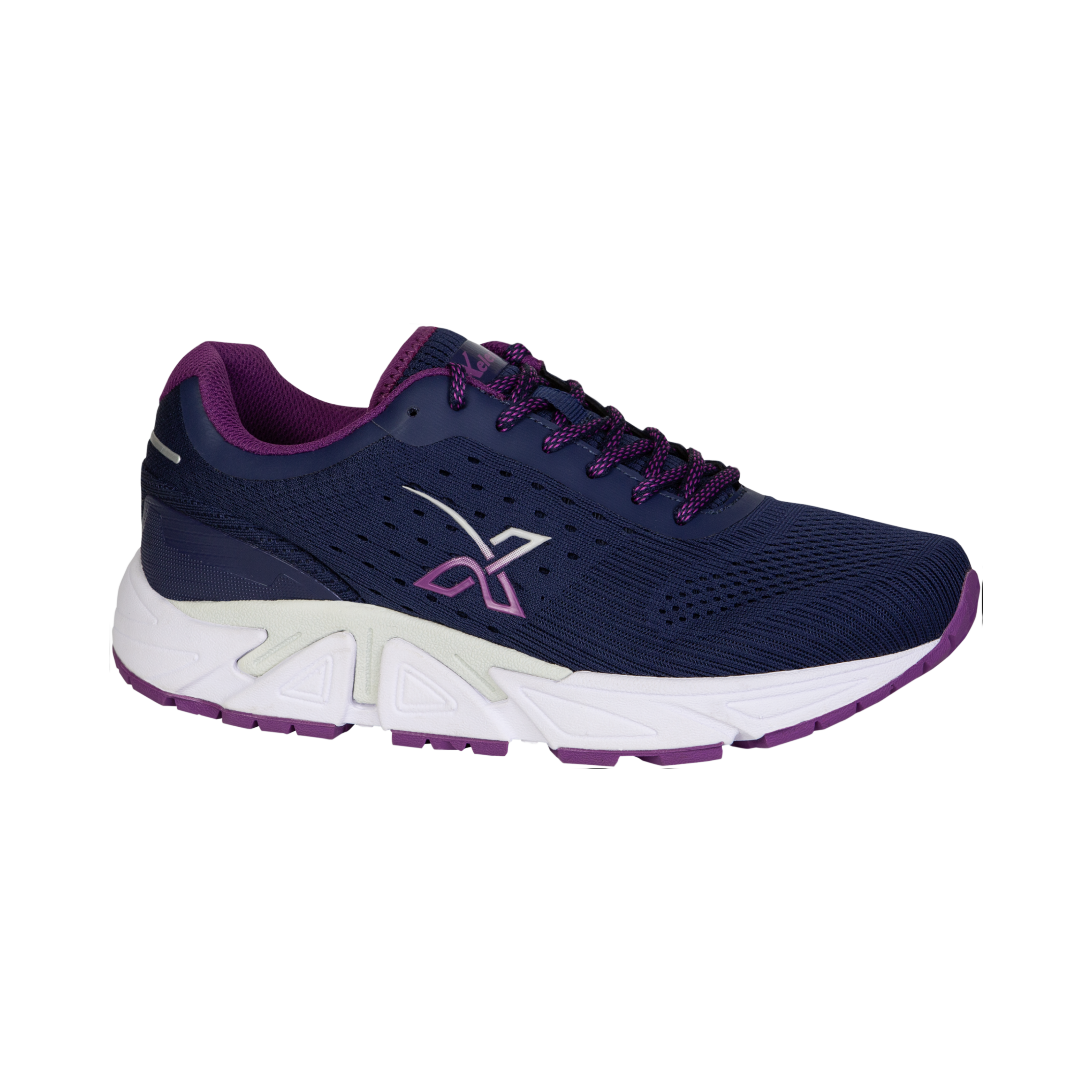 Women's Genesis II Walking Shoes - Navy/Amethyst Color, Medium (D) Width - Comfortable Sneakers for Walking, Travel & Everyday Wear