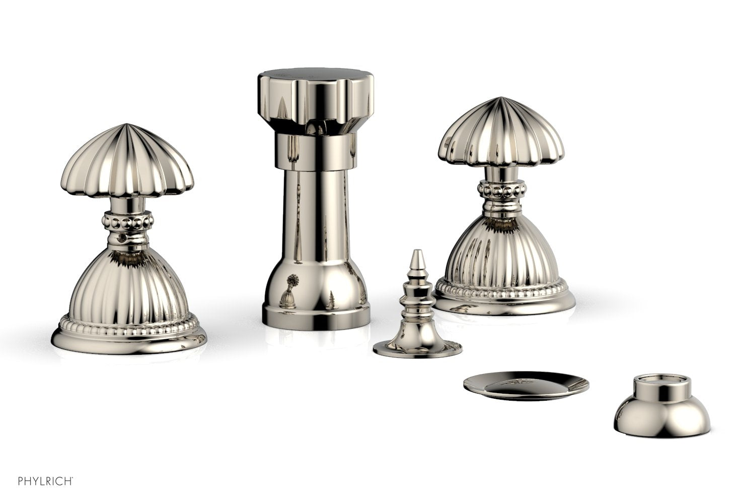 Premium Georgian & Barcelona Style 4-Hole Bidet Faucet Set K4361 - Modern Bathroom Upgrade for Hygiene & Comfort