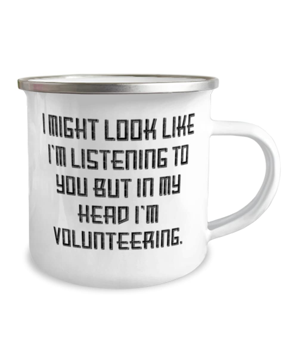 Premium 12oz Camping Mug - Thoughtful Volunteer Appreciation Gift for Men & Women - Ideal for Outdoor Adventures, Office Use & Charity Events