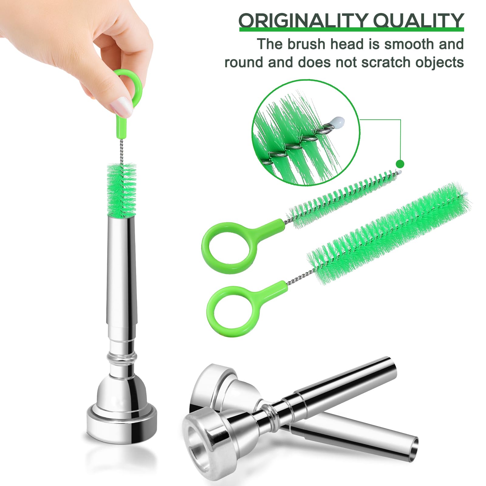 4-Piece Premium Cleaning Snake Brush Kit - 47