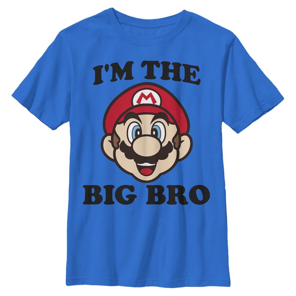 Nintendo Super Mario Bros. T-Shirt for Boys - Official Licensed Video Game Merchandise - Perfect for Gaming, Cosplay, and Everyday Wear