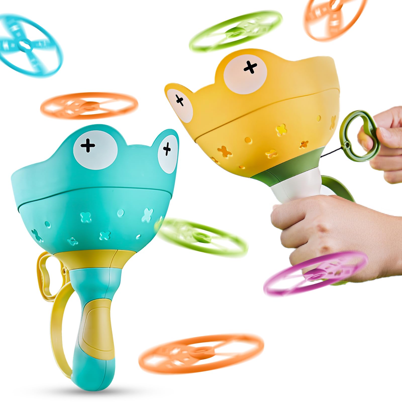 Outdoor Toys for Kids Ages 3-8 - Manual Capture & Chase Game for Toddlers - Fun Outdoor Family Activity for Boys & Girls - Perfect for Backyard Play, Park Adventures & Birthday Parties
