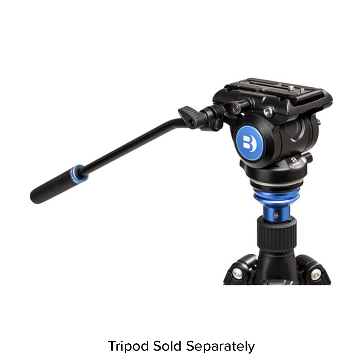 Benro S4PRO Fluid Video Tripod Head - Professional 360° Smooth Pan & Tilt for DSLR Cameras - Perfect for Vlogging, Filmmaking & Photography