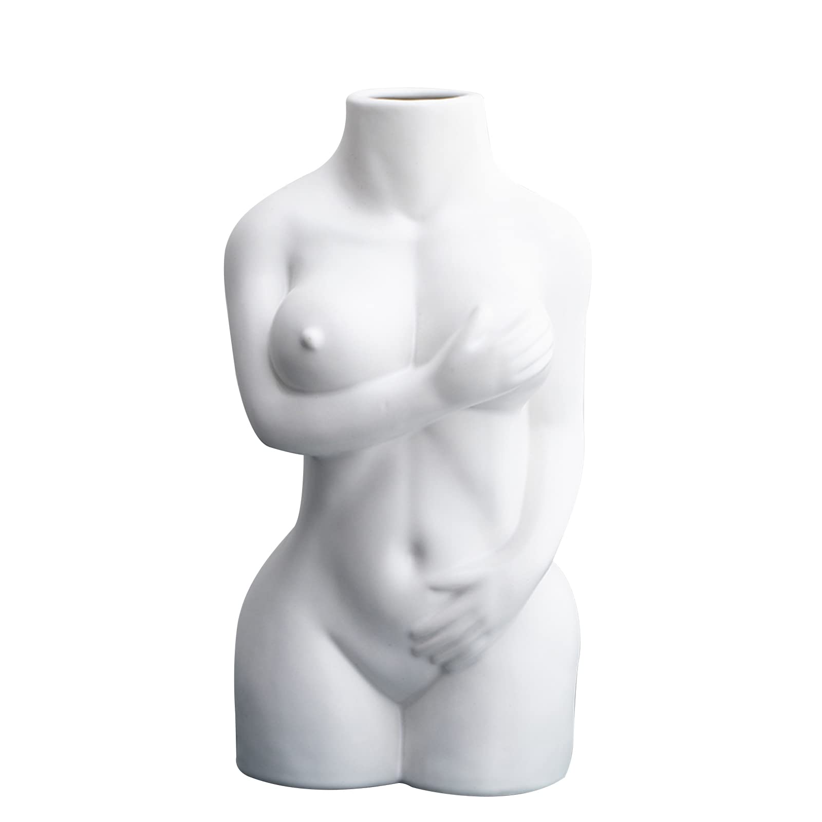 Elegant Ceramic Feminine Body Vases - Modern Art Home Decor for Living Room, Bedroom & Office | Perfect for Floral Arrangements, Centerpieces & Gift Giving