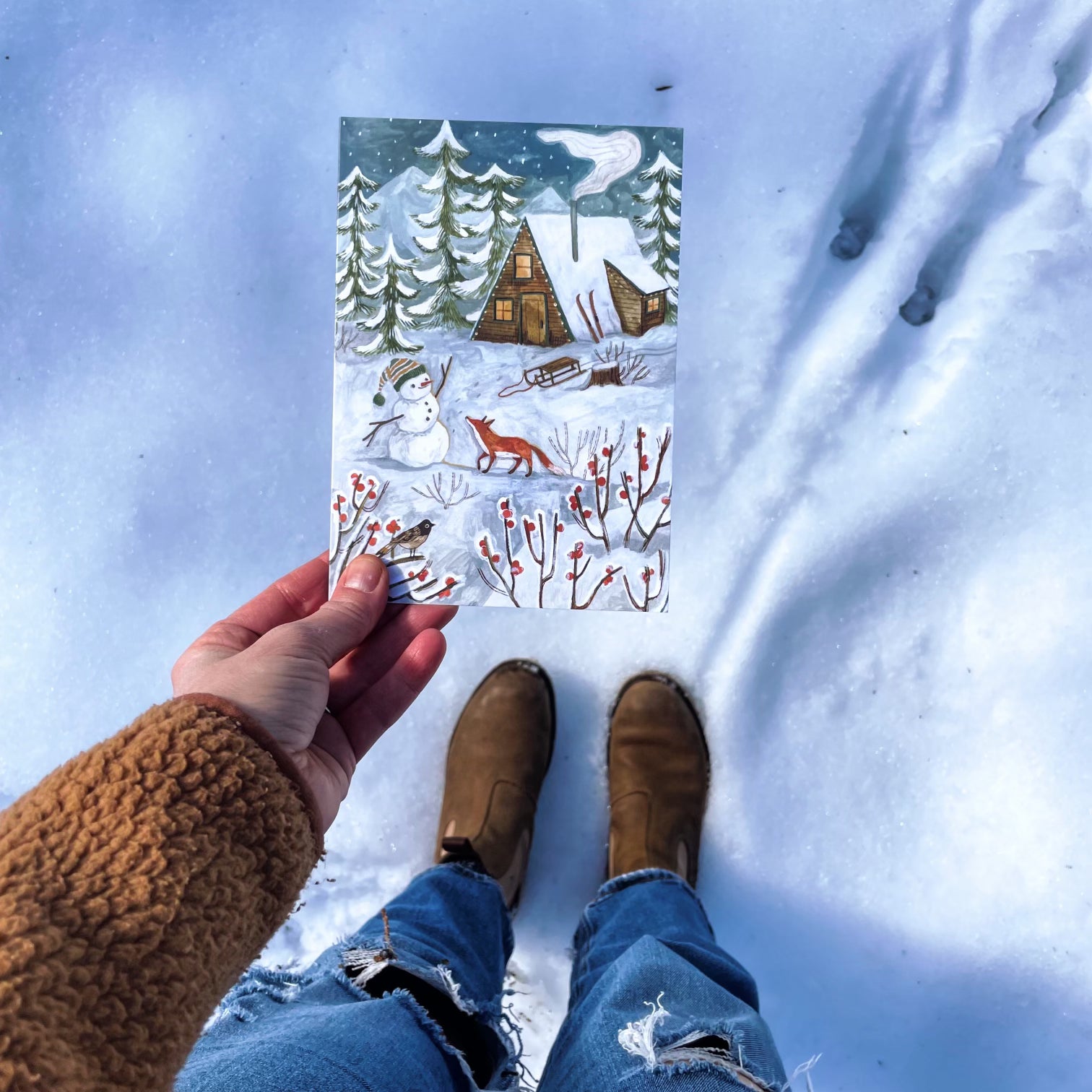 2024 Christmas Greeting Cards 6-Pack - Festive Holiday Cards for Family, Friends & Coworkers - Perfect for Christmas Wishes & Seasonal Celebrations