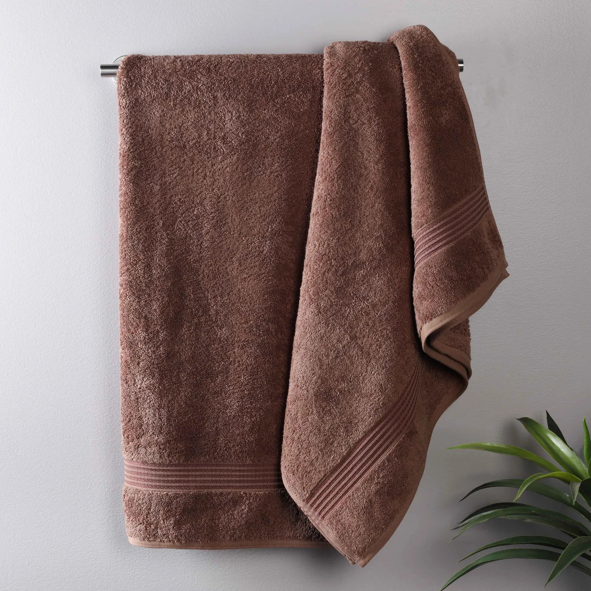 Premium Heritage Egyptian Cotton Bath Towels - Ultra Soft, Plush & Absorbent Set of 2 for Spa, Luxury Bathroom & Hotel Use