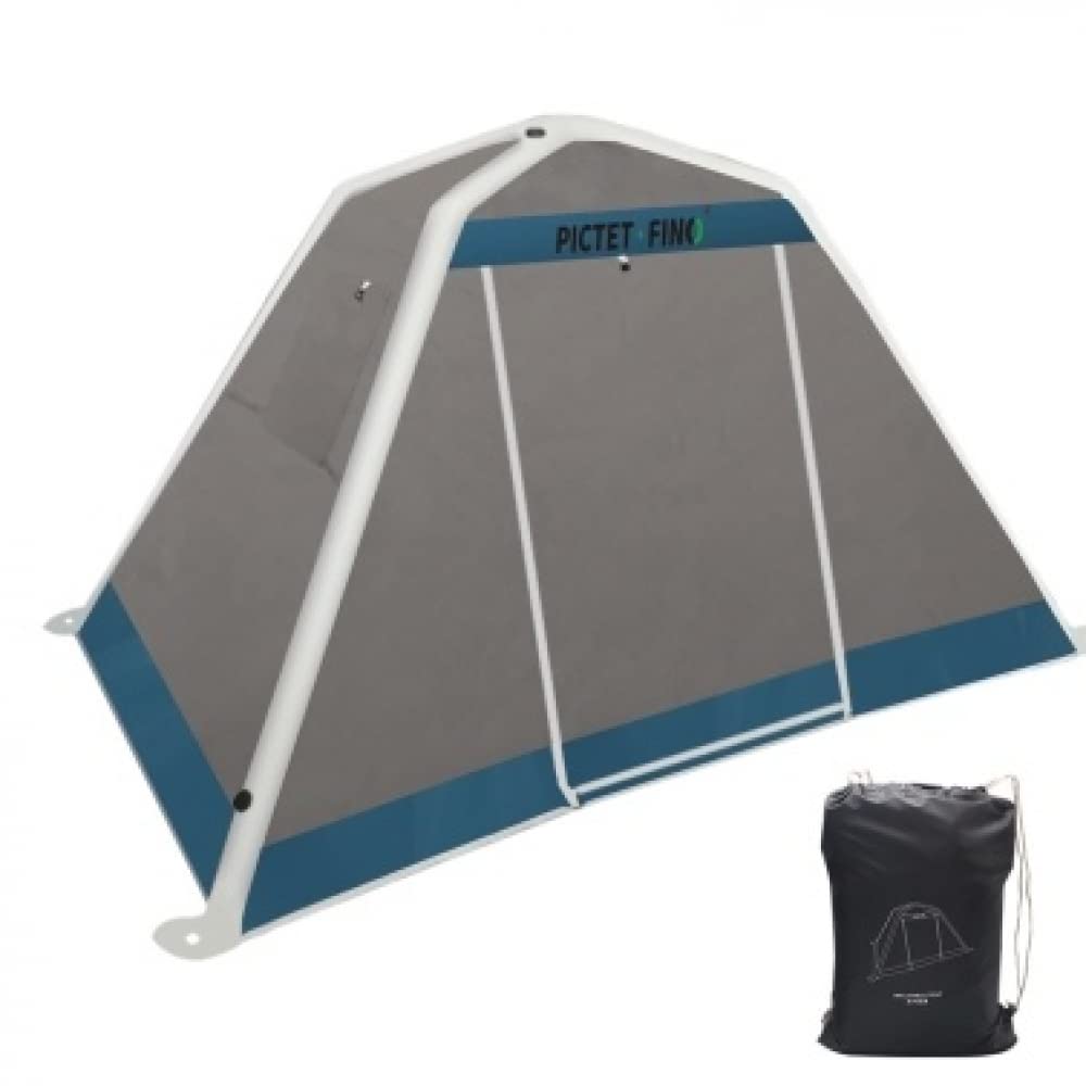 **Inflatable Camping Tent for 2-3 Persons - Lightweight Pop-Up Backpacking Tent with Mosquito Net & UV Protection - Perfect for Hiking, Beach, Backyard, and Outdoor Travel**