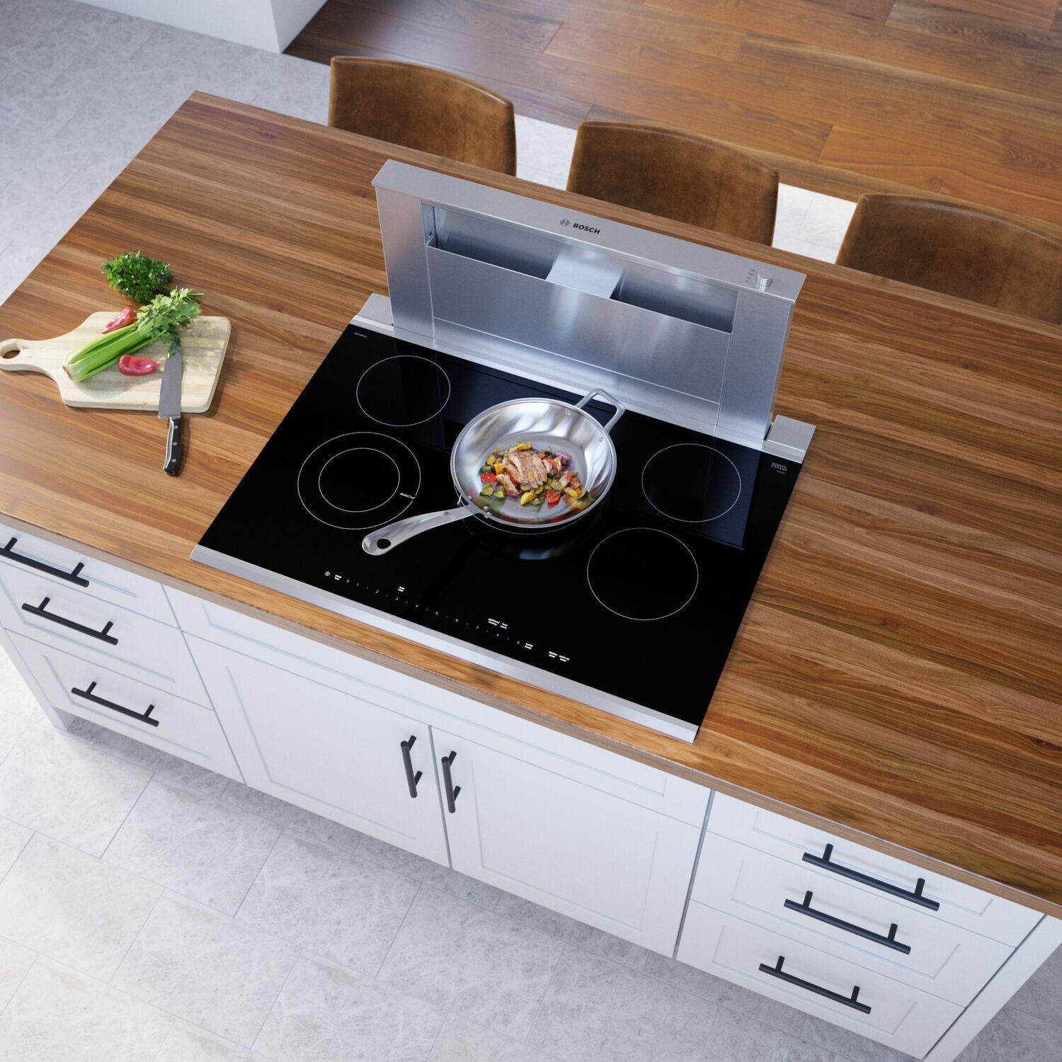 Bosch NETP069SUC Benchmark® 30-Inch Black Electric Cooktop - Surface Mount with Frame - Fast Heating & Precise Control - Perfect for Modern Kitchens & Home Chefs