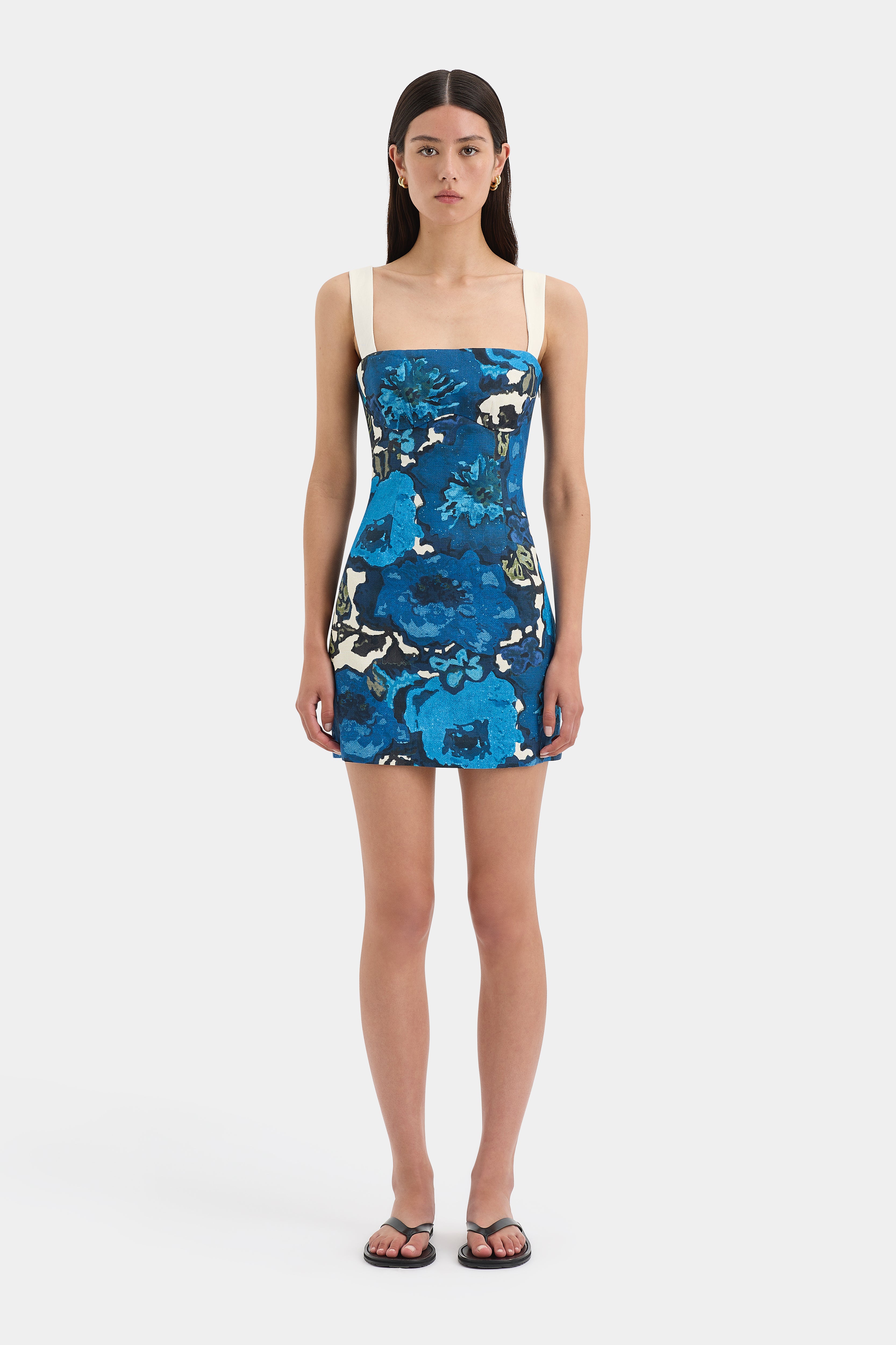 Camellia Mini Dress for Women - Floral Print Summer Party Dress - Perfect for Beach, Vacation & Date Night