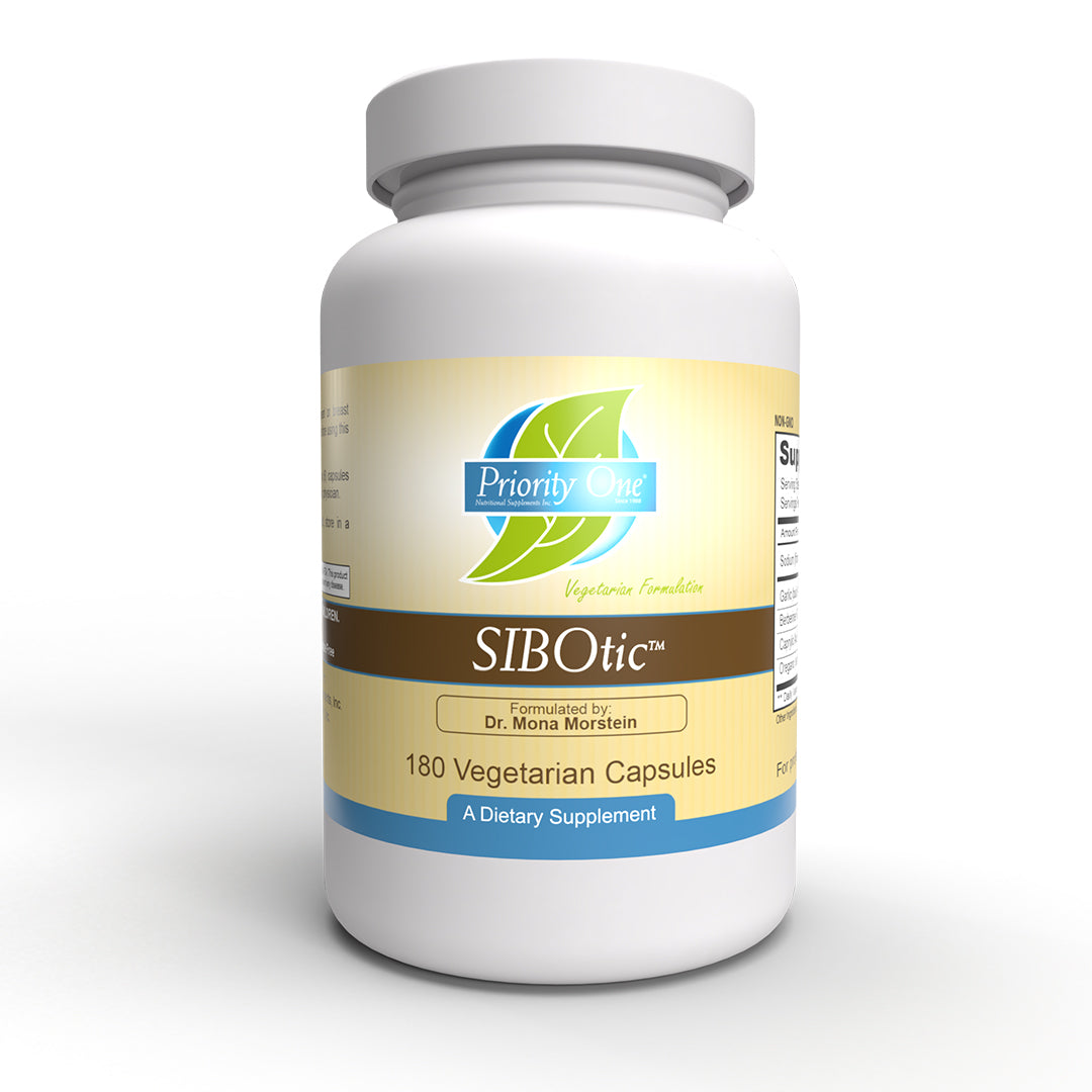 SIBOtic - 180 Vegetarian Capsules for Gut Health & Digestive Balance with Probiotics - Supports Healthy Digestion & Gut Flora for IBS, Bloating & SIBO Relief